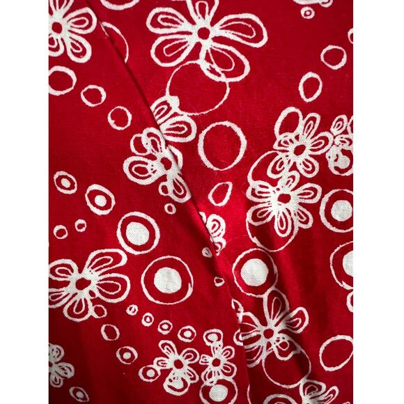 Vintage Hanes Signature Collection Red White Sheath Dress Size XL - Picture 2 of 7